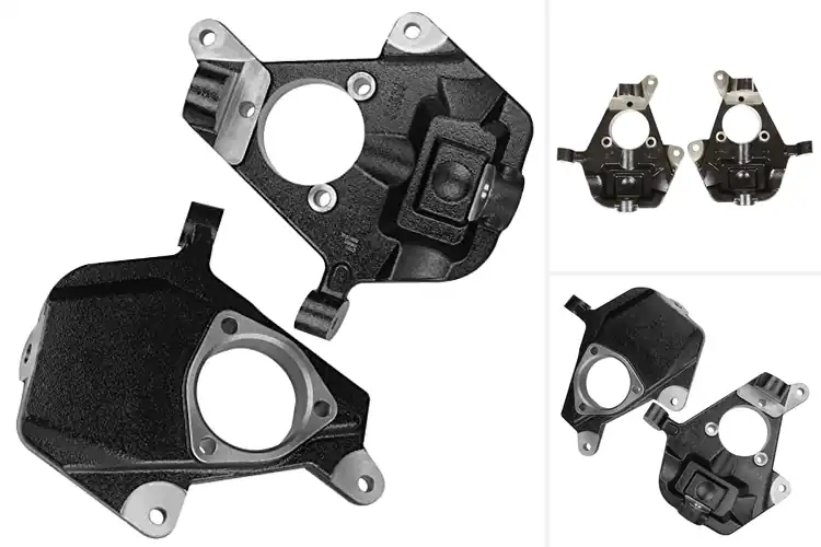 Detailed view of Best 2 Inch Drop Spindles for a Sleek, Aggressive Truck Look