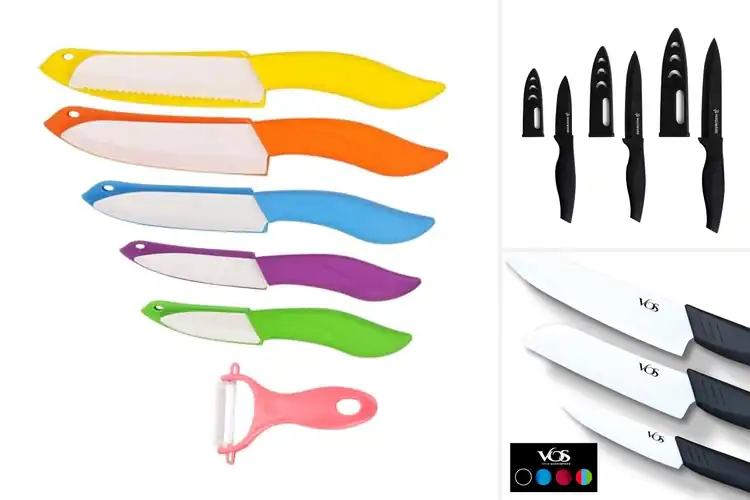 Detailed view of Best 6Piece Ceramic Knife Set