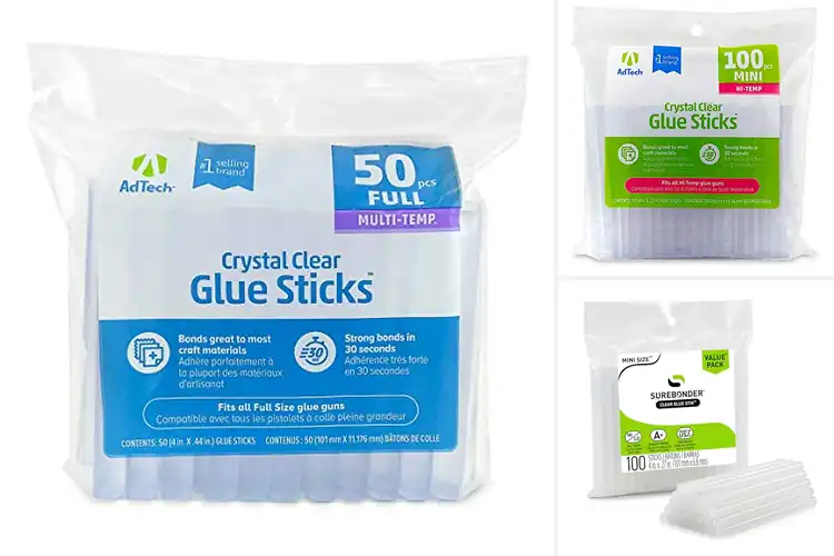 Detailed view of Best Clear Hot Glue Sticks