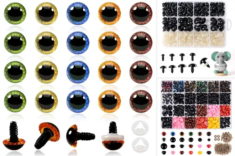 Detailed view of Best Doll Eyes for Plush Animals
