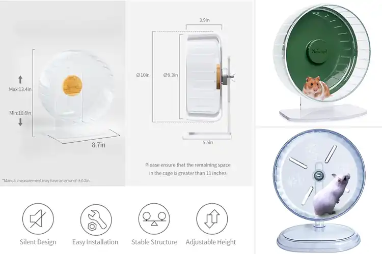Detailed view of Best Durable Hamster Wheels: Safe & Quiet Fun