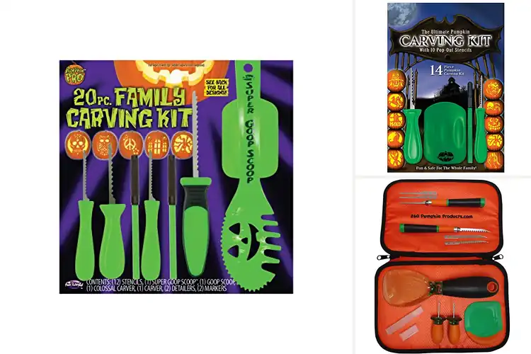 Detailed view of Best Family Pumpkin Carving Kits: Safe & Fun Creative Tools