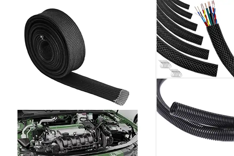 Detailed view of Best Fitment For Car Wire Loom Brake Line Cables