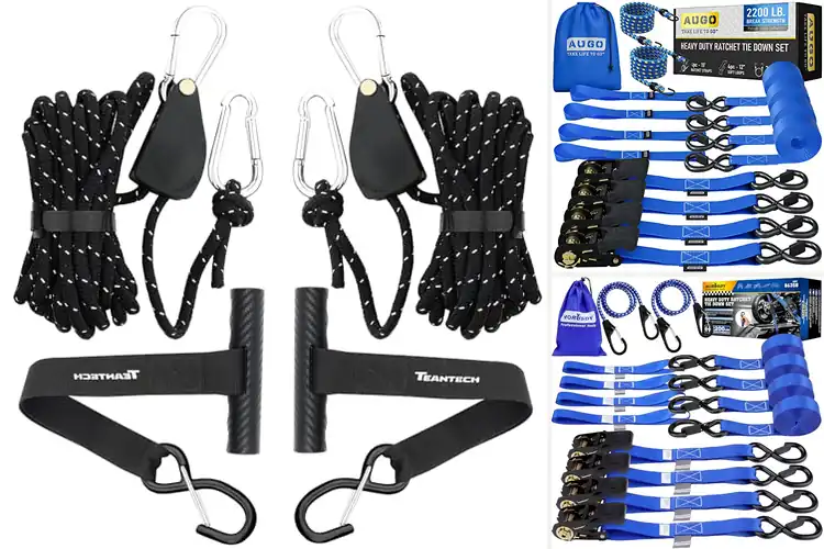 Detailed view of Best Kayak Securing Straps