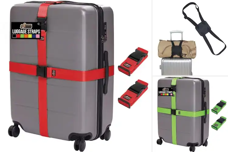 Detailed view of Best Luggage Securing Straps