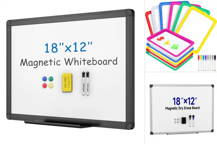 Detailed view of Best Magnetic Board With Magnets And Tray