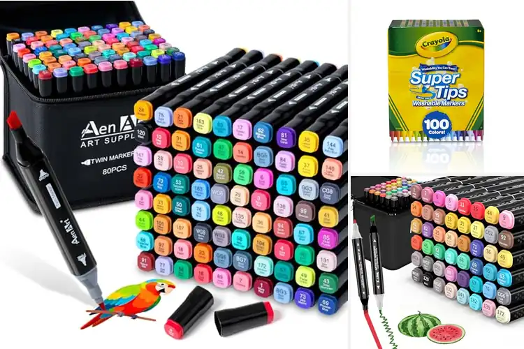 Detailed view of Best Marker Sets: Elevate Your Creativity with Top Picks