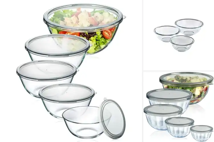Detailed view of Best Nesting Glass Bowls