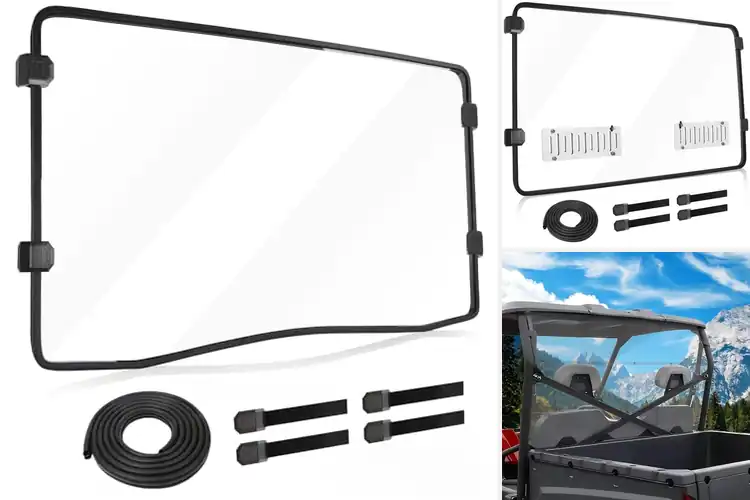 Detailed view of Best No-Drill UTV Windshields