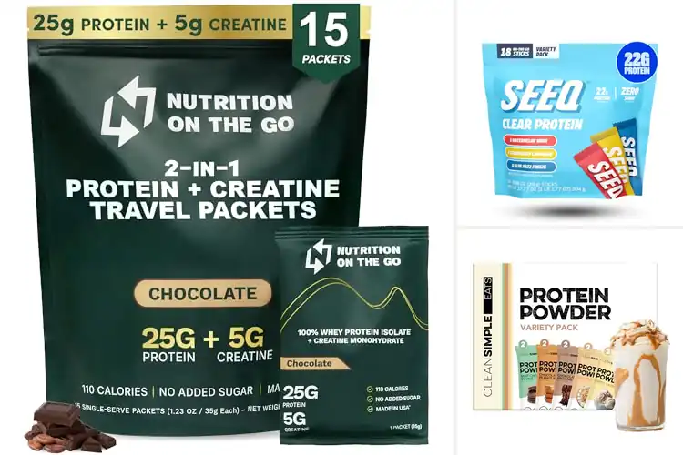 Detailed view of Best On-The-Go Protein Powder