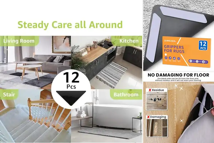 Detailed view of Best Reusable Rug Tapes