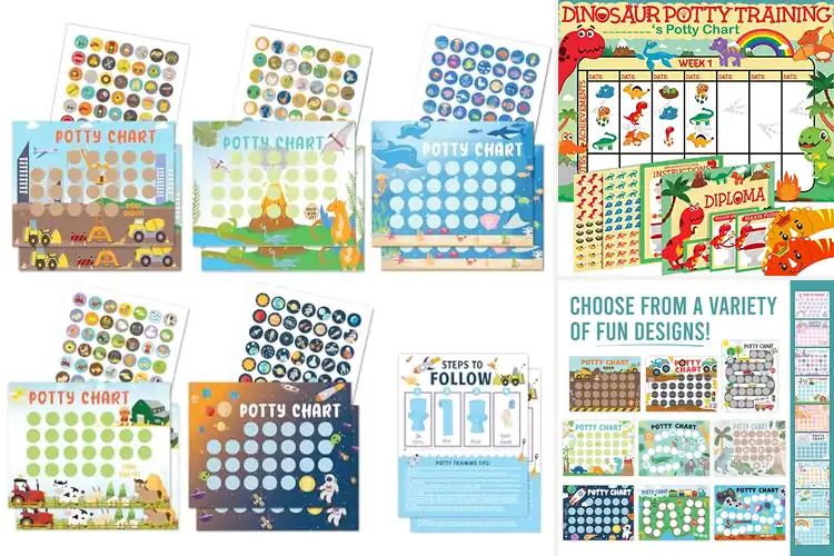 Detailed view of Best Reward Chart And Stickers For Toilet Training