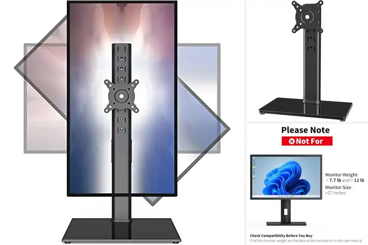 Detailed view of Best Rotational Monitor Stands For Portrait Landscape
