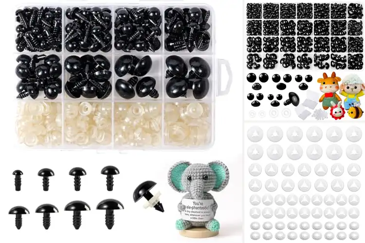 Detailed view of Best Safety Eyes with Washers: Top 10 Secure Crafting Sets