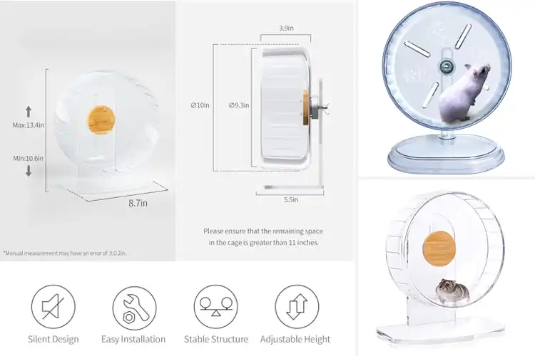 Detailed view of Best Silent Hamster Wheels