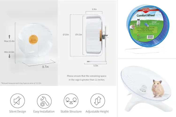 Detailed view of Best Small Pet Exercise Wheels: Quiet, Safe, and Fun Options