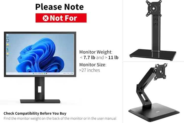 Detailed view of Best Tilt Adjustable Monitor Stands