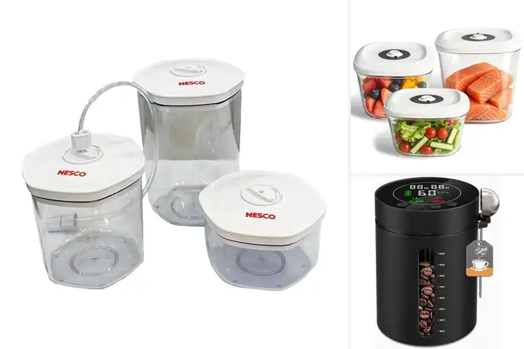 Detailed view of Best Vacuum Storage Canisters